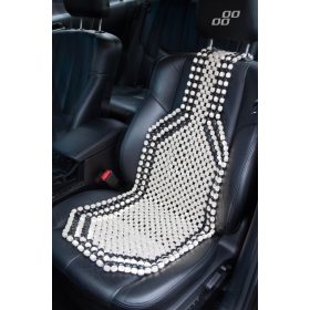 Golyós ülésvédő fekete-fehér