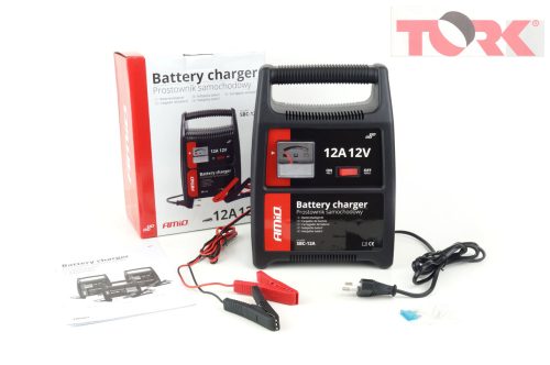 Egyenirányító, Akkumulátortöltő 12A, 12V AMiO SBC-12A