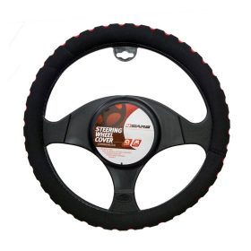 4CARS Kormányvédő 37-39 CM SZIVACSOS, FEKETE-PIROS