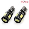 LED CANBUS 5SMD 5730 T10 W5W FEHÉR