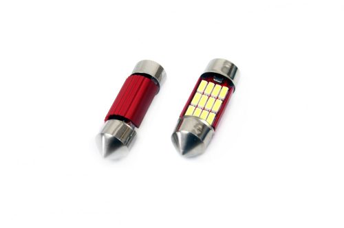 LED 12SMD 4014 Festoon 31mm fehér 12V / 24V