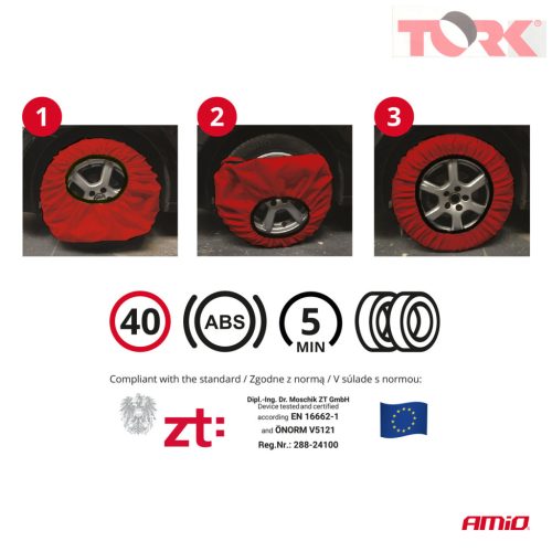 Textil hóláncok XXL EN16662-1 Önorm V5121 2 db AMIO-04084