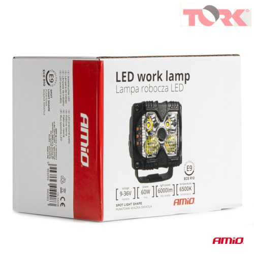 Munkalámpa AWL67 60W 6500K 6000lm 9-36V AMIO-04208