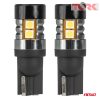 LED izzók CANBUS T10 W5W 9 SMD 3030 Fehér 12V 24V AMIO