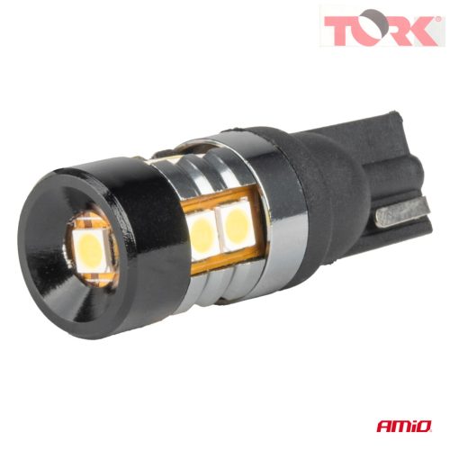 LED izzók CANBUS T10 W5W 9 SMD 3030 Fehér 12V 24V AMIO