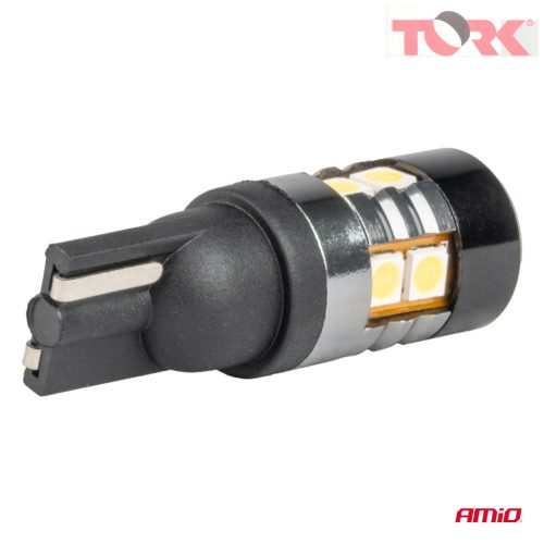 LED izzók CANBUS T10 W5W 9 SMD 3030 Fehér 12V 24V AMIO