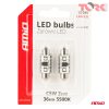 LED CANBUS izzók 12SMD Festoon C5W 3838 36mm Fehér 12/24V AMIO-04248