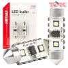 LED CANBUS izzók 12SMD Festoon C5W 3838 41mm Fehér 12/24V AMIO