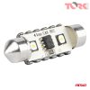 LED CANBUS izzók 12SMD Festoon C5W 3838 41mm Fehér 12/24V AMIO