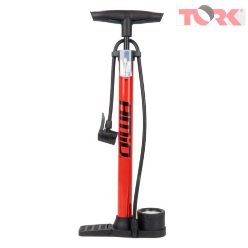 Fém kézi pumpa nyomásmérővel MINI PU08 AMIO-04343