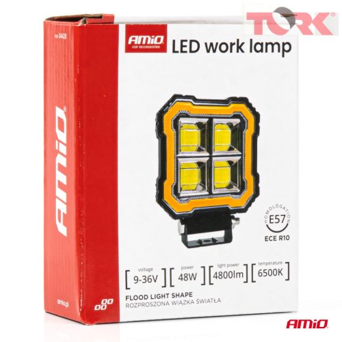 Munkalámpa AWL84 48W 4800LM 12V 24V AMIO-04428