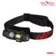 LED fejlámpa XPG+COB 1200mAh (AKKU) AMIO-04662