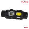 LED fejlámpa XPG+COB 1200mAh (AKKU) AMIO-04662