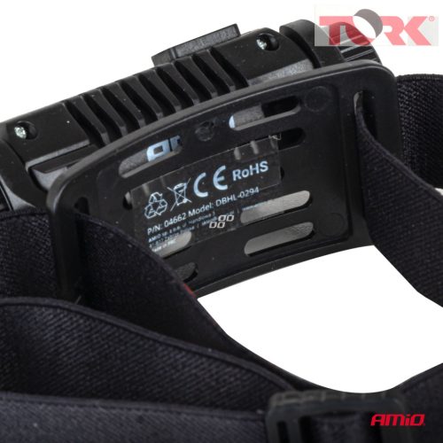 LED fejlámpa XPG+COB 1200mAh (AKKU) AMIO-04662