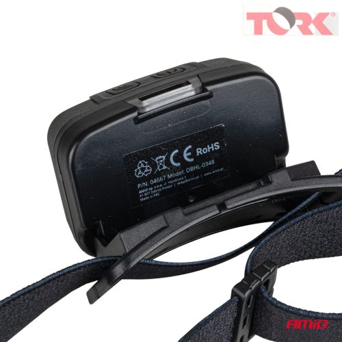 Újratölthető fejlámpa mozgásérzékelővel XPG+COB 1800mAh (AKKU) AMIO-04667