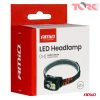 Újratölthető fejlámpa mozgásérzékelővel XPG+COB 1800mAh (AKKU) AMIO-04667