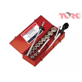 crowafej készlet, metrikus, 3/4", 17 darabos