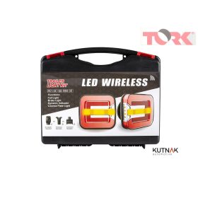   SZETT 2x LED HÁTSÓ MÁGNESES, VEZETÉK NÉLKÜLI CSOPORTOS LÁMPÁK 3 KAMÁRÁS, 12V + WIFI