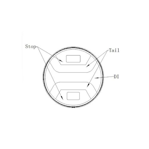 HÁTSÓ LÁMPA 32 LEDES KMR2 3 FUNKCIÓS