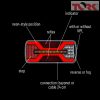 LED hátsó lámpa X-SPIDER 1 db/csomag NPL