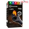 Mercator GoGrip ONE-BY-ONE Black nitrile gloves 100pcs size XL