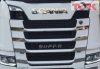 Scania S500 inox hűtőrács dísz 