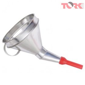 Fém üzemanyagtölcsér, ívelt, PB